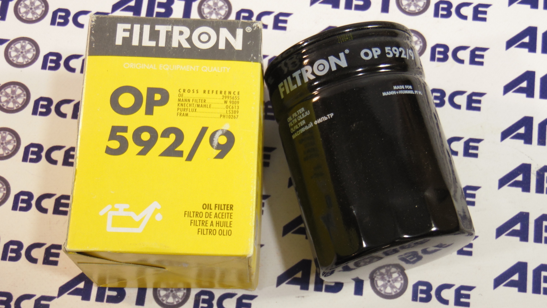 Фильтр масла OP5929 FILTRON
